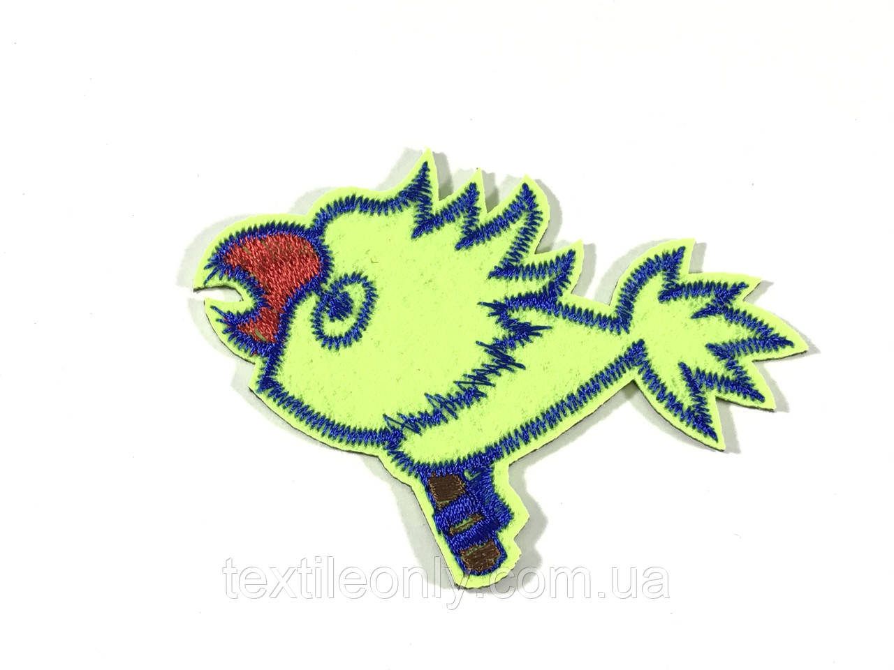 Нашивка Папуга 80х60 мм