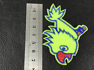 Нашивка Папуга 80х60 мм, фото 2