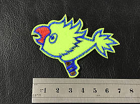 Нашивка Папуга 80х60 мм, фото 4