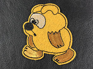 Нашивка Вінні Пух 60х65 мм, фото 2