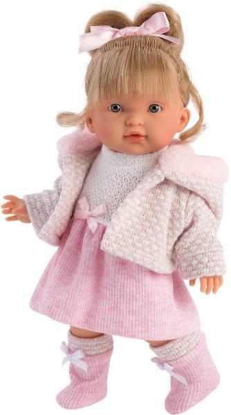 Іспанська Лялька LLORENS Валерія блондинка в рожевому костюмі 28032 28 см