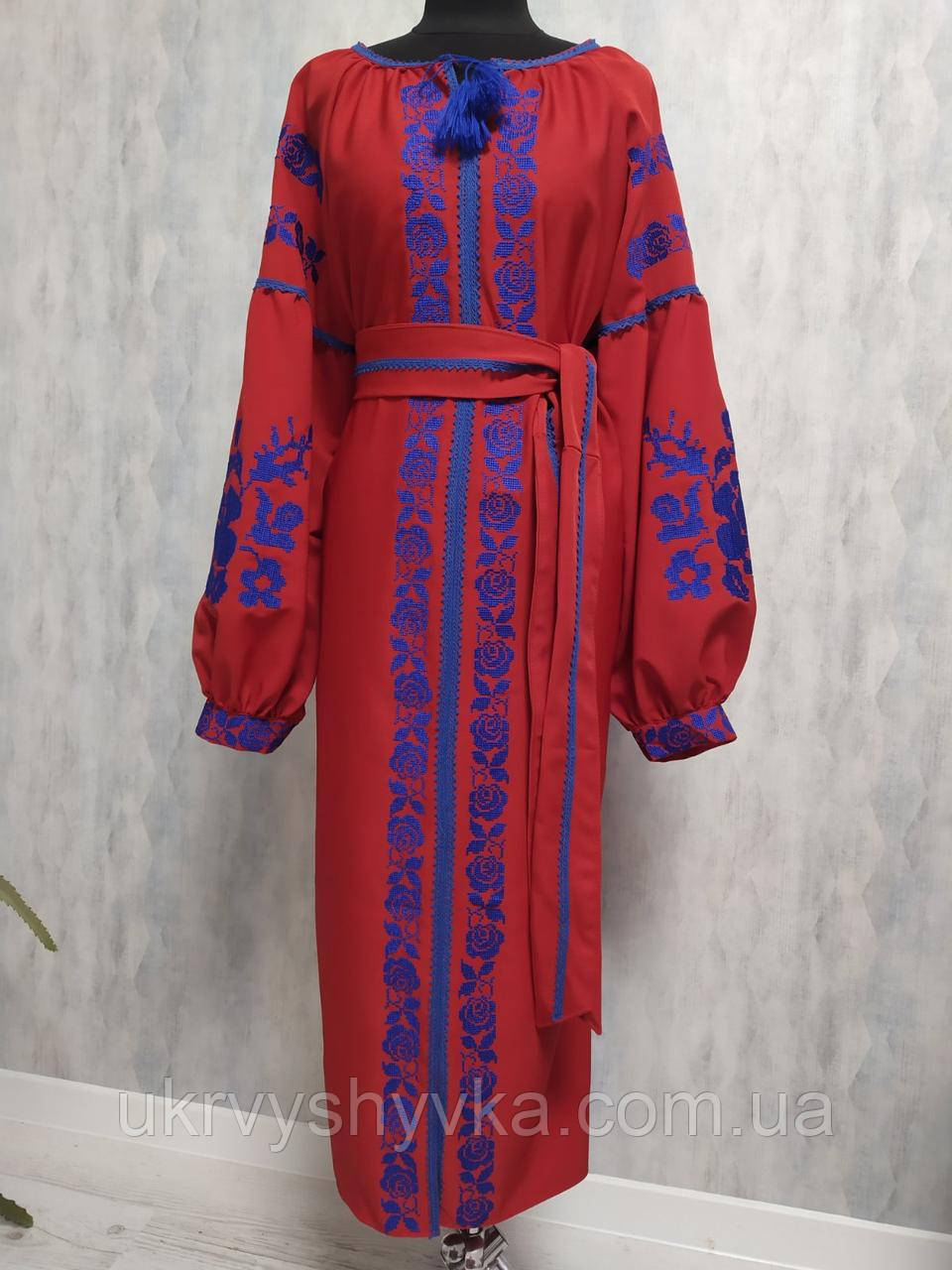 Довге жіноче плаття "Коломийське"