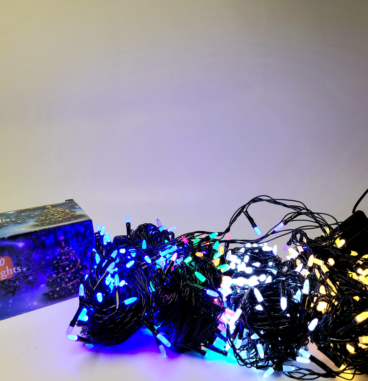 Гірлянда Led Рис 15м 300л Теплий білий