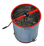 Медогонка 3-х рамочна поворотна з нержавіючої сталі, фото 9