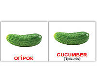 Картки Домана Овочі/Vegetables 40 карток, фото 3