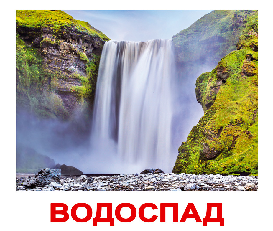 Картки Домана Природа з фактами 20 карток Ламінація на українській мові