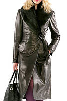 Жіночі шкіряні пальта і тренчи