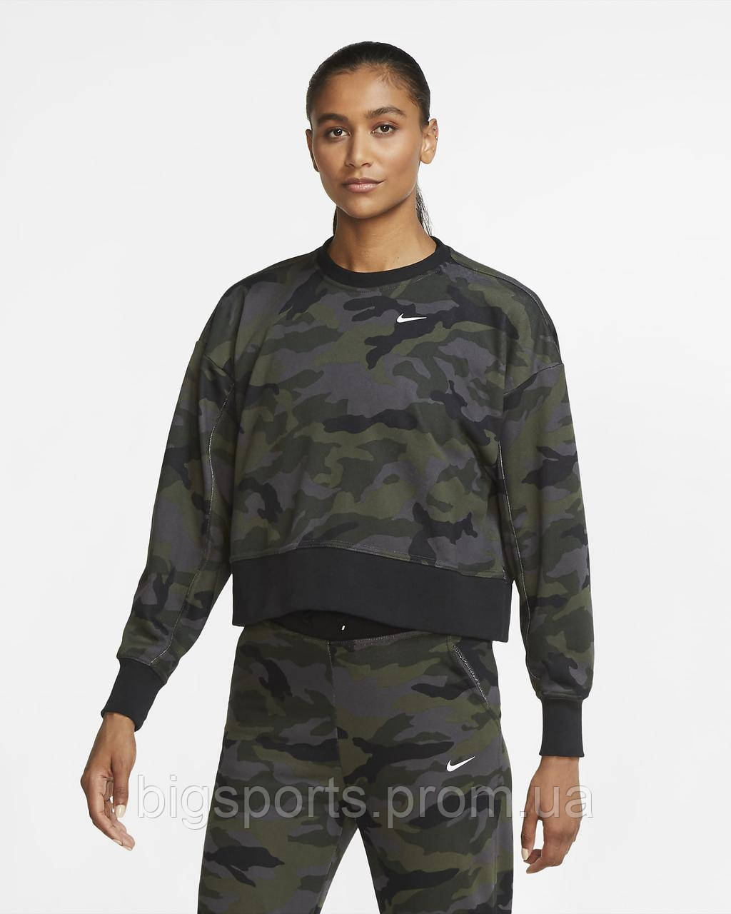 Кофта жінок. Nike W Dry Get Fit Fc Cw Pp2 Cam (арт. CU4621-082)