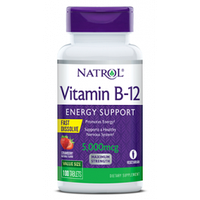 Витамин Б-12 Natrol Vitamin B-12 5000mcg F/D Straw - 100 таб