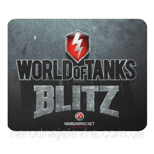 Килимок під мишку World of Tanks Blitz. класний подарунок танкістові Тканинний