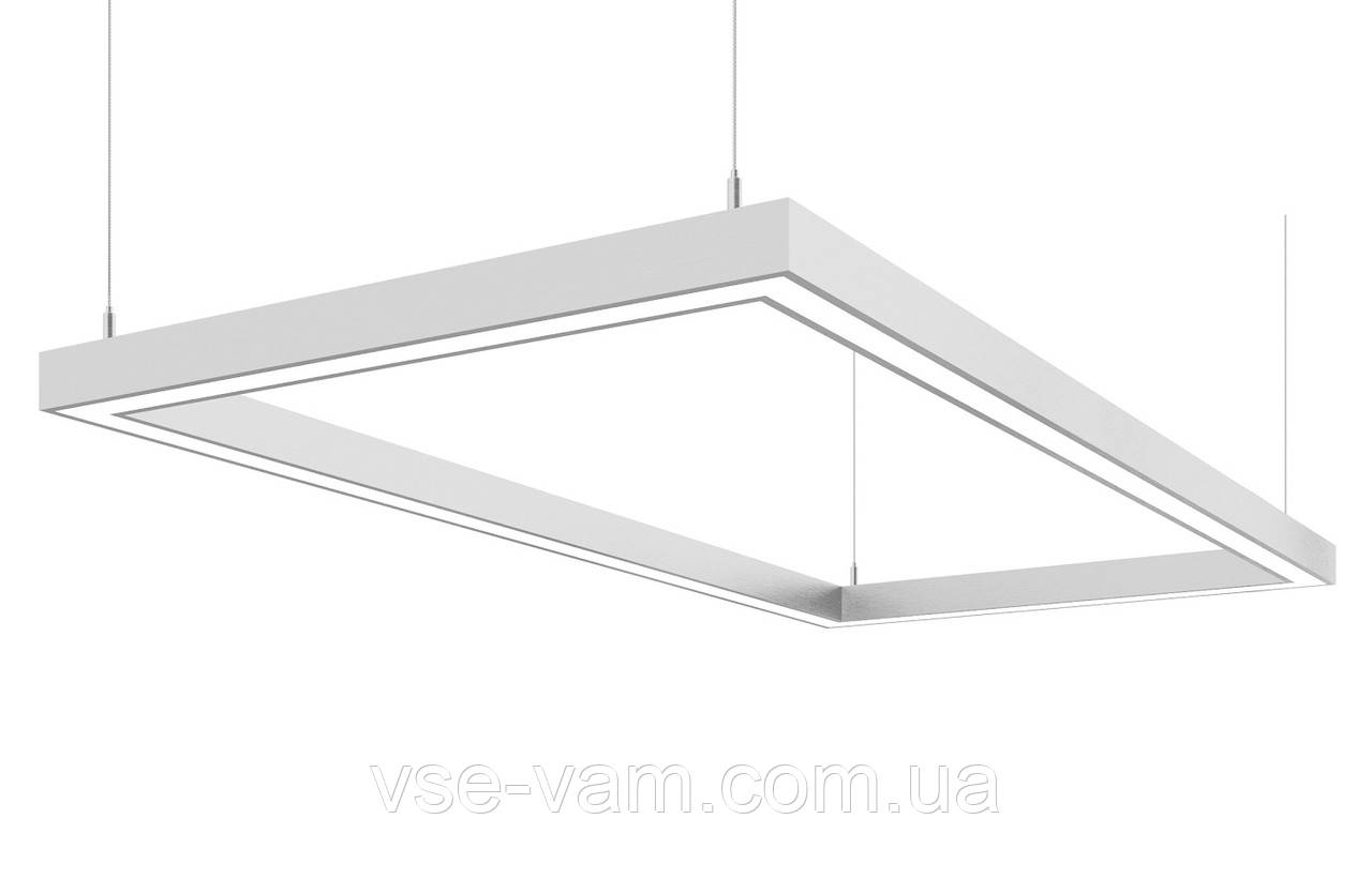 Лінійний світлодіодний світильник X-LED 120 Вт, "Прямокутник" (840*440)