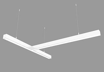 Лінійний світлодіодний світильник Z-LED 80Вт Т-подібний білий (800*800)