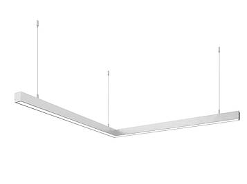 Лінійний світлодіодний світильник Z-LED 80Вт кут (800*800)