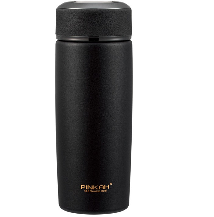 Термос Pinkah PJ-3563 420 мл, чорний, фото 1