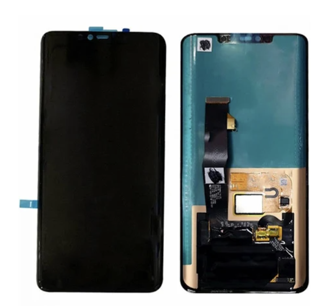 Дисплей (екран) для Huawei Mate 20 Pro (ПОВНА-L09/ПОЛЯ-L29/ПОЛЯ-L0C) + тачскрін, чорний, з датчиком відбитків пальців (Touch ID),
