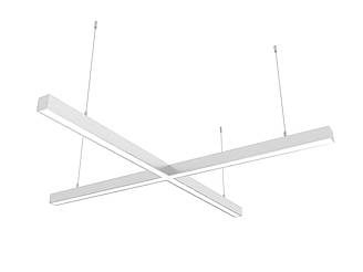Лінійний світлодіодний світильник Z-LED 80Вт X-образний (хрест 800x800)