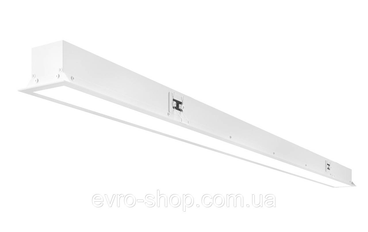 Вбудований лінійний світлодіодний світильник X-LED 50 Вт. Білий