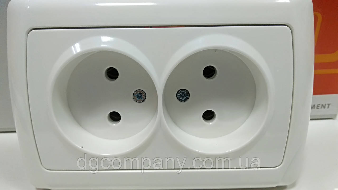 Купить Розетка Viko Carmen двойная белая 90561055, цена 74.84 ₴ — Prom ...