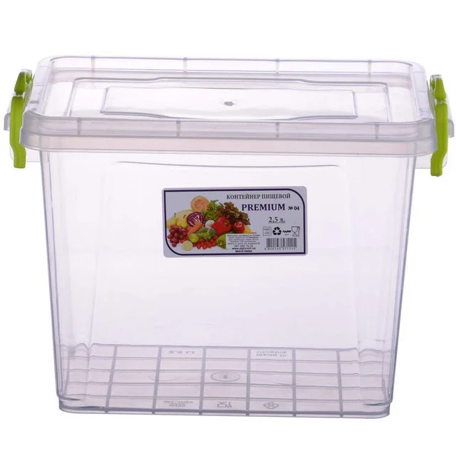 №4 PREMIUM Контейнер пищевой / Контейнер харчовий 2,5л Ал-Пластік, фото 1