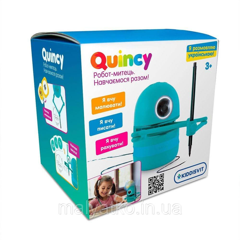 Навчальний робот художник Квінсі Quincy, українська мова, фото 1