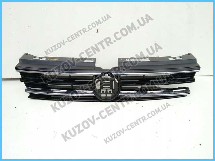 Грати радіатора (3 хром молдингу) VW Tiguan '17- (FPS), фото 1