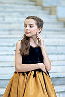 Модель "CINDERELLA GOLD" со шлейфом - дитяча сукня / детское нарядное платье