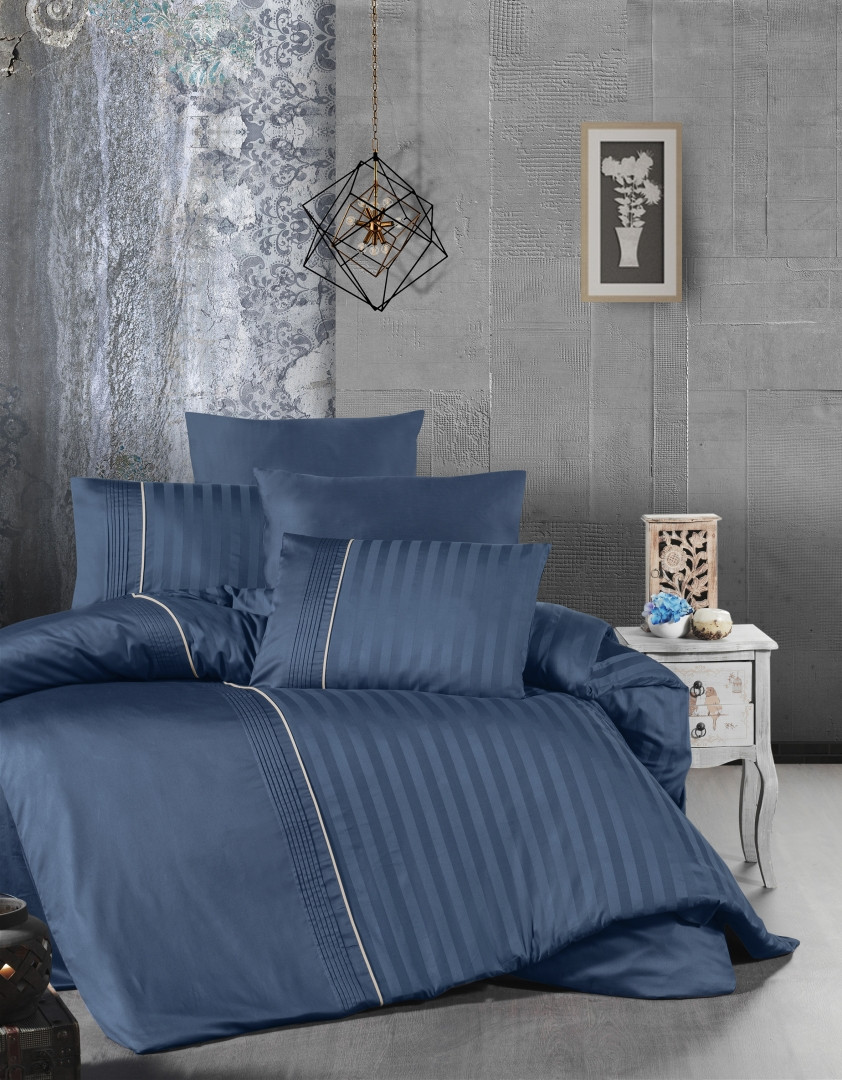 Постільна Білизна First Choice Deluxe Satin Modalife Denim