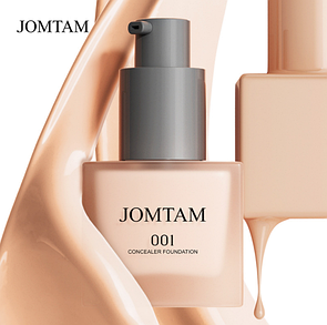Легкий тональний крем Jomtam Light Concealer Foundation 30 ml No 001 (колір натуральний)