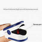 Пульсометр — оксиметр на палець із датчиком SpO2 та OLED-екраном бездротовий, фото 3