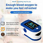 Електронний пульсоксиметр на палець LK87/Пульсометр/Оксиметр, фото 5