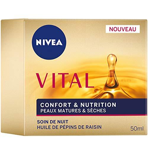 Нічний крем Nivea Vital для зрілої та сухої шкіри, 50 мл