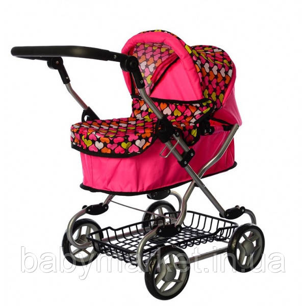 Коляска для ляльок Melogo 9680W (heart), фото 1