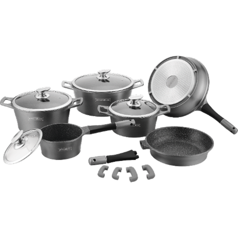 Набір посуду Royalty Line RL ES-1014M black 14 pcs, фото 1