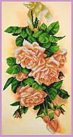 "Винтажные розы" Картины Бисером. Набор для вышивания бисером (Р-387)