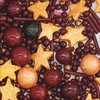 Посипка перламутровий мікс з кульками №8, (50 г)