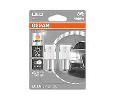 Лампи світлодіодні Osram Ledriving SL P21W LED 12 V 1.3 W BA15S (2шт) 7458YE-02B