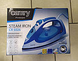 Нова бездротова парова праска європейського виробництва Camry CR5026 із Європи з гарантією, фото 7