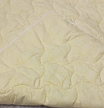 Легка ковдра двоспальна євро 200х210 стьобана_холофайбер_бязь Голд (7203), фото 4