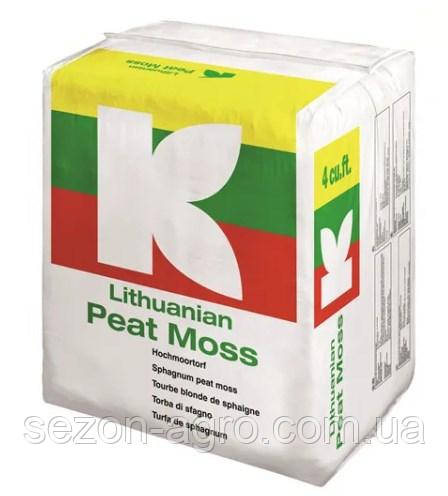 Торф натуральний кислий Класман Klasmann Lithuanian Peat Moss 200 л pH 3.5-4.5