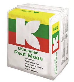 Торф натуральний кислий Класман Klasmann Lithuanian Peat Moss 200 л pH 3.5-4.5