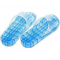 Тапочки массажные силиконовые (Голубой XL)