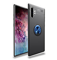 Чохол Fiji Hold для Samsung Galaxy Note 10 Plus (N975) бампер накладка з підставкою Black-Blue