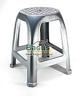 Табурет пластиковий 37х37х46 см металік Полімерагро