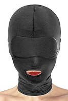 БДСМ маска на голову з відкритим ротом Fetish Tentation Open Mouth Hood