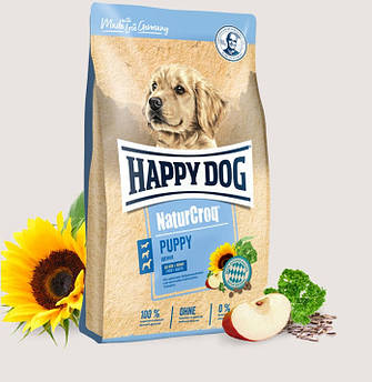 Сухий корм для цуценят усіх порід Happy Dog NaturCroq Puppy, 15 кг