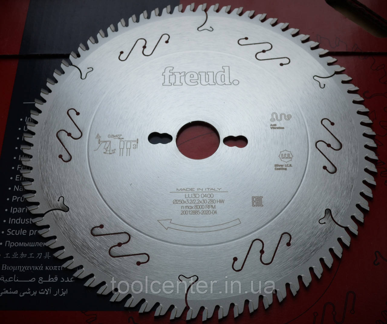 Пила основна Freud 250х3,2/2,2х30 Z80