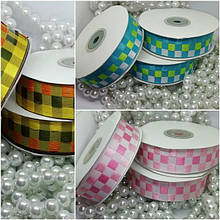 Стрічки текстильні "Клітка"