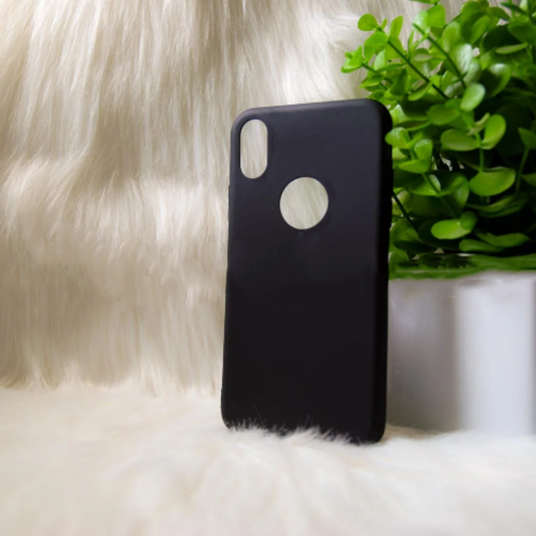 Силіконовий чохол Iphone X/Xs "Cool Black Чорний (black), фото 1