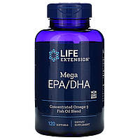 Life Extension, Omega Foundations, Mega EPA/DHA, 120 капсул