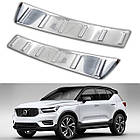 Захисна накладка на задній бампер для Volvo XC40 2017+ /нерж.сталь/